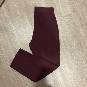 Lululemon Maroon Trouser style pant size 8